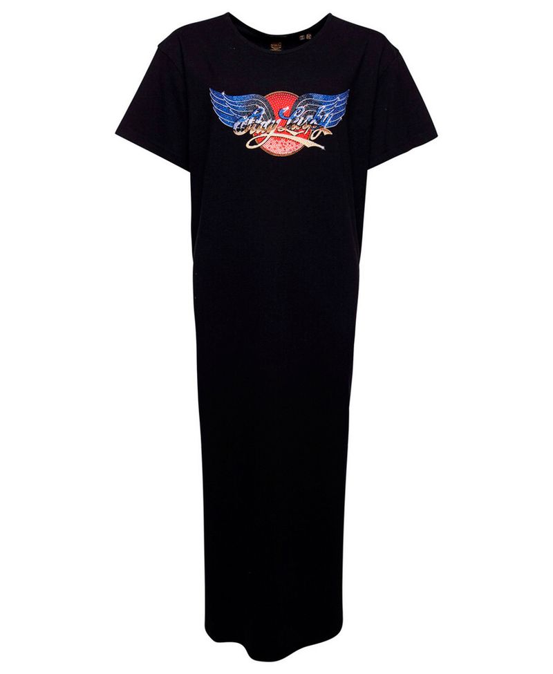 Vestido-Largo-Para-Mujer-Tshirt-Jersey-Dress-Superdry