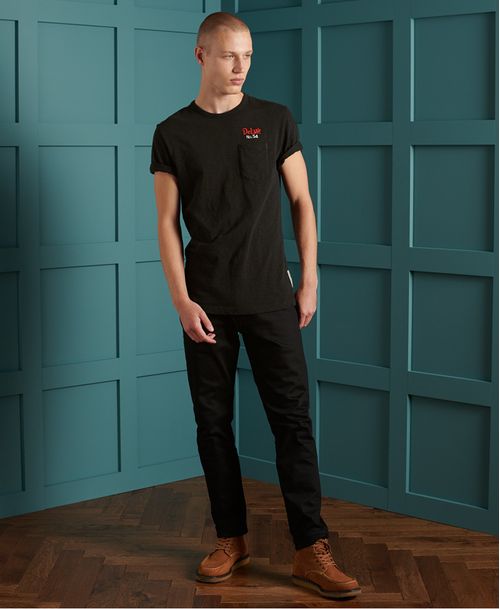Jean Stretch Para Hombre Slim