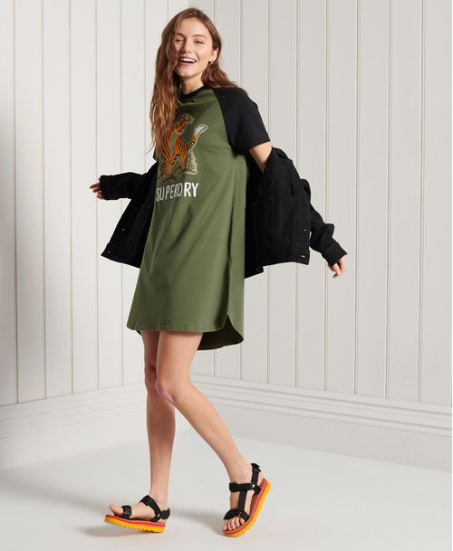 Vestido Corto Para Mujer Boho T Dress