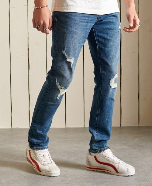 Jean Stretch Para Hombre Slim