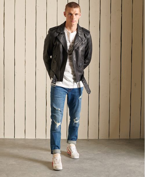 Jean Stretch Para Hombre Slim