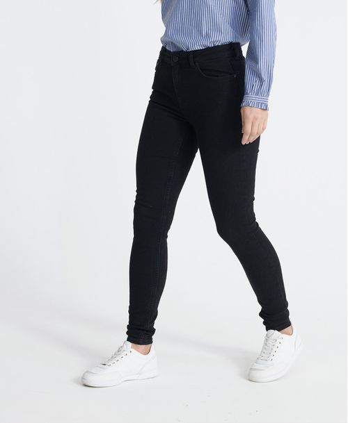 Jean Stretch Para Mujer Mid Rise Skinny