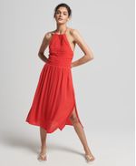 -Vestido-Largo-Para-Mujer-Vintage-Smocked-Halter-Dress-Superdry