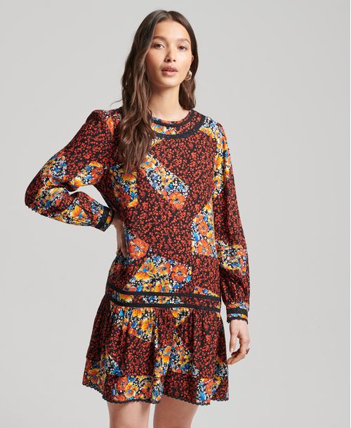 Vestido Medio Para Mujer Lace Mini Dress