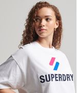 Camiseta-Para-Mujer-Code-Sl-Stacked-Apq-Boxy-Tee-Superdry