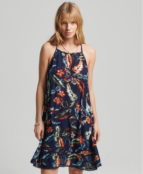 Vestido Largo Para Mujer Vintage Beach Cami Dress