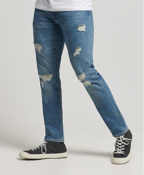 Jean Stretch Para Hombre Slim