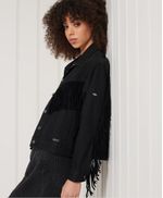 Chaqueta-Casual-Para-Mujer-Tassled-Jacket-Superdry