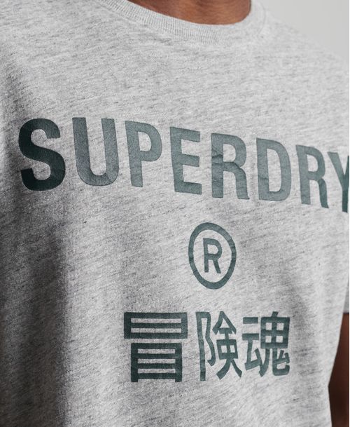 Camiseta Para Hombre Vintage Corp Logo Marl