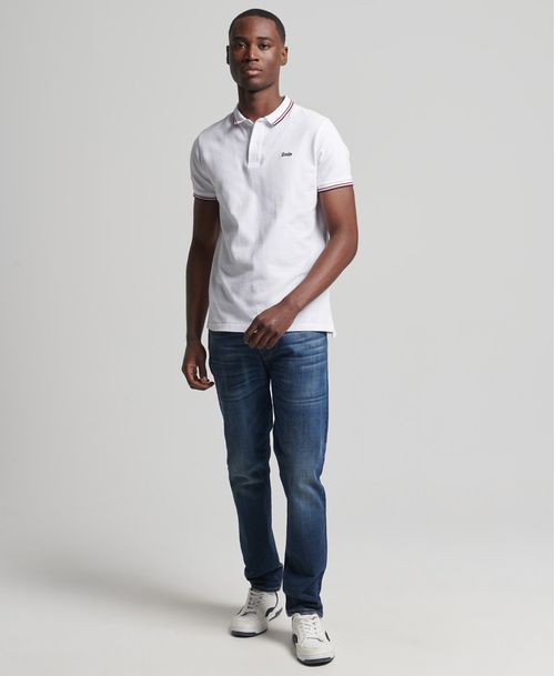 Polo Para Hombre Vintage Tipped