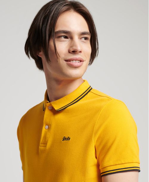 Polo Para Hombre Vintage Tipped