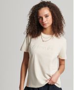 Camiseta-Para-Mujer-Vintage-Corp-Logo-Marl-Tee-Superdry