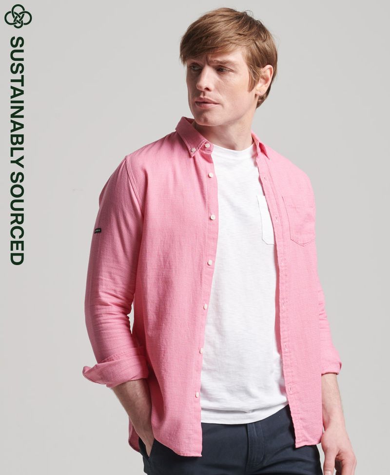 Camisa-Para-Hombre-Studios-Textured-Shirt-Superdry
