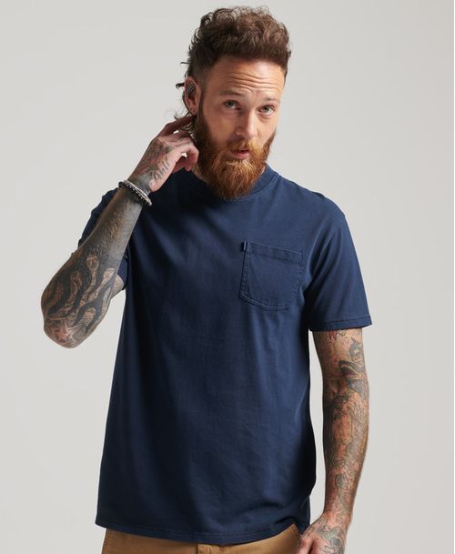 Camiseta Para Hombre Vintage Workwear Pocket