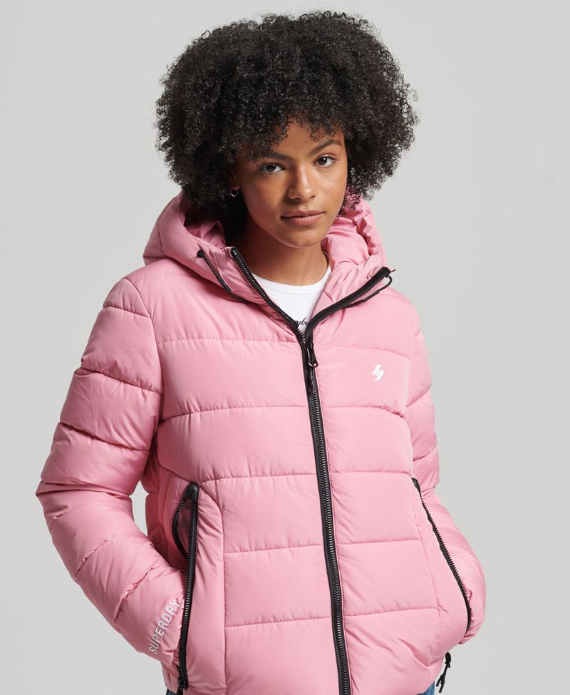Chaqueta Padded Para Mujer Code Crop Sport Padded Superdry 55674