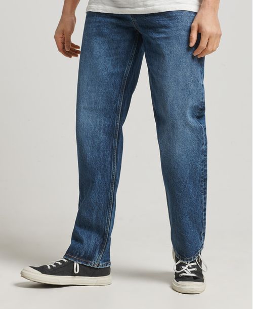 Jean Rigido Para Hombre Vintage Straight Jean
