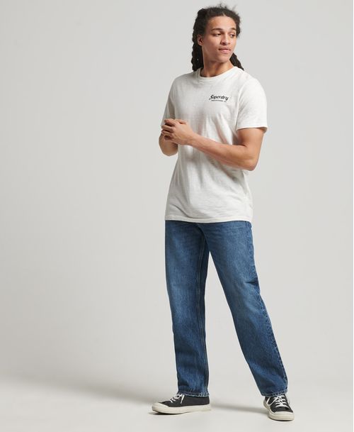 Jean Rigido Para Hombre Vintage Straight Jean