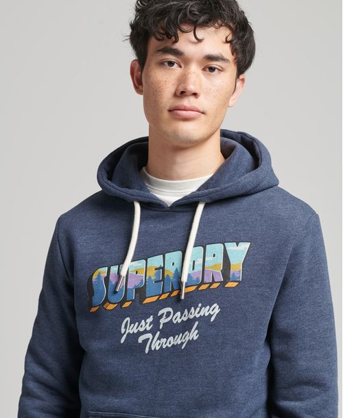 Buzo Cerrado Para Hombre Vintage Travel Hood