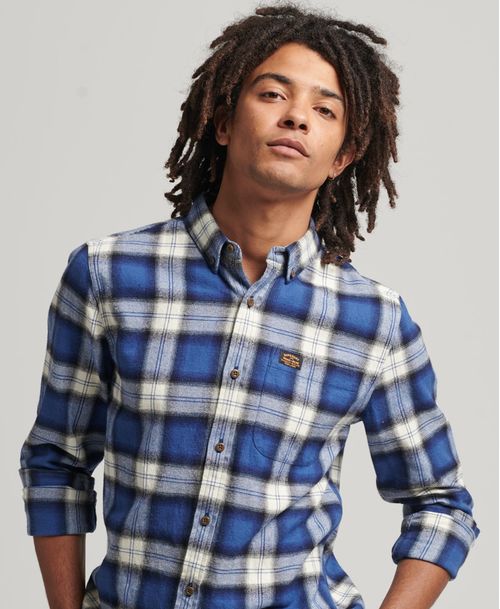 Camisa Manga Larga Para Hombre Vintage Lumberjack