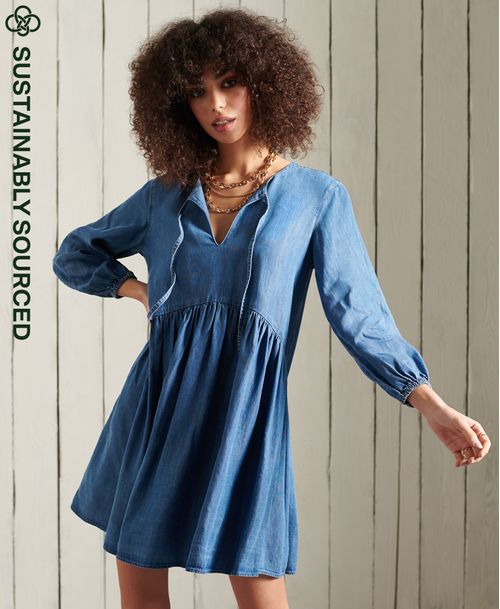 Vestido Corto Para Mujer Ls Tencel Dress