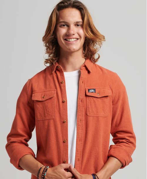 Camisa Manga Larga Para Hombre Vintage Trailsman Flannel