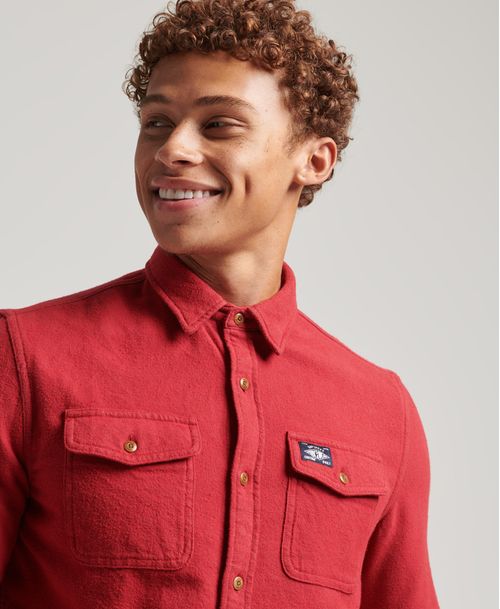 Camisa Manga Larga Para Hombre Vintage Trailsman Flannel
