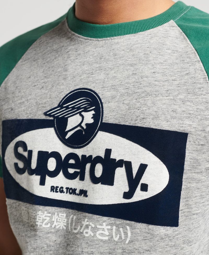 Camiseta-Para-Hombre-Vintage-Cl-Raglan-Tee-Superdry
