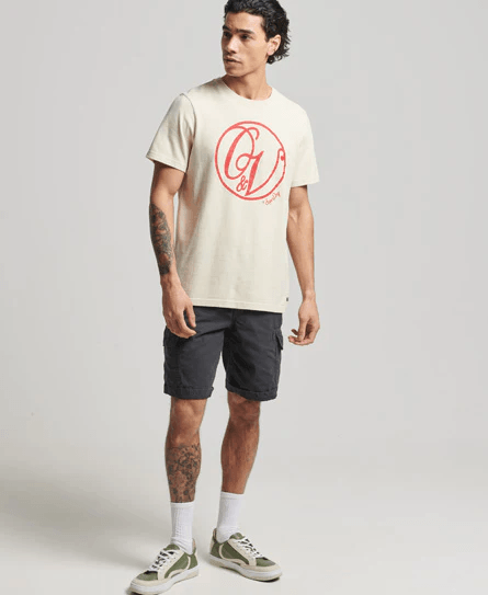 Camiseta Para Hombre Vintage Monogram