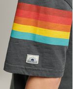 Camiseta-Para-Mujer-Vintage-Cali-Stripe-Tee-Superdry