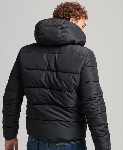 Chaqueta Padded Para Hombre Hooded Sports Puffer