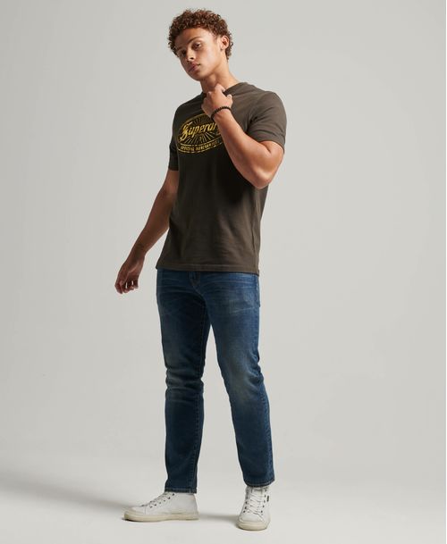 Camiseta Para Hombre Vintage Lightning Logo