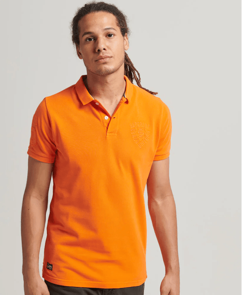 Polo Manga Corta Para Hombre Vintage Superstate