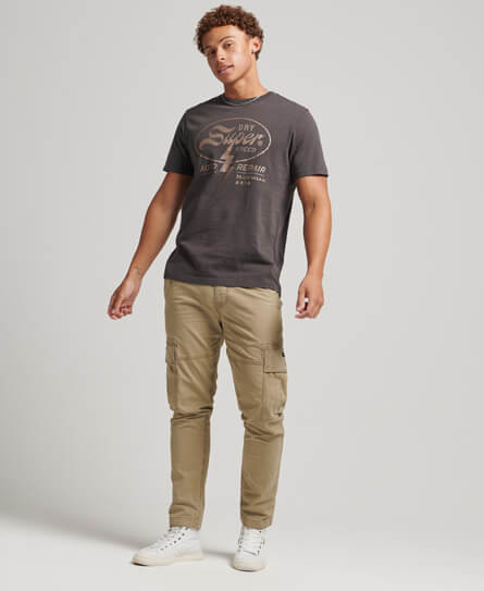 Camiseta Para Hombre Vintage Blackout