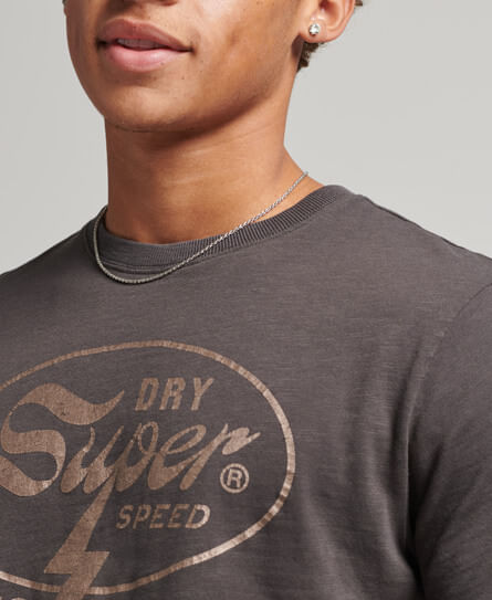 Camiseta-Para-Hombre-Vintage-Blackout-Tee-Superdry