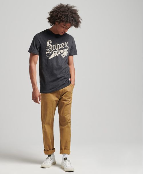 Camiseta Para Hombre Vintage Script Style Coll