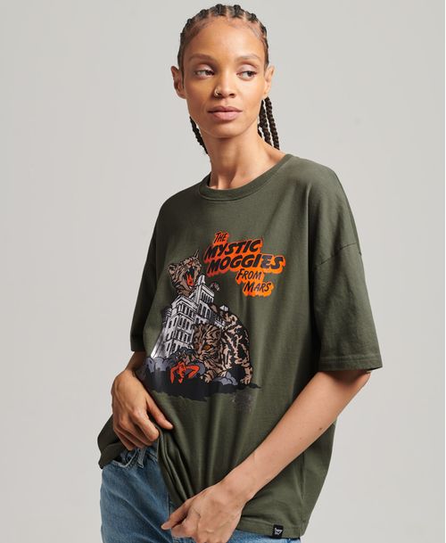 Camiseta Para Mujer Vintage Bmovie Boxy