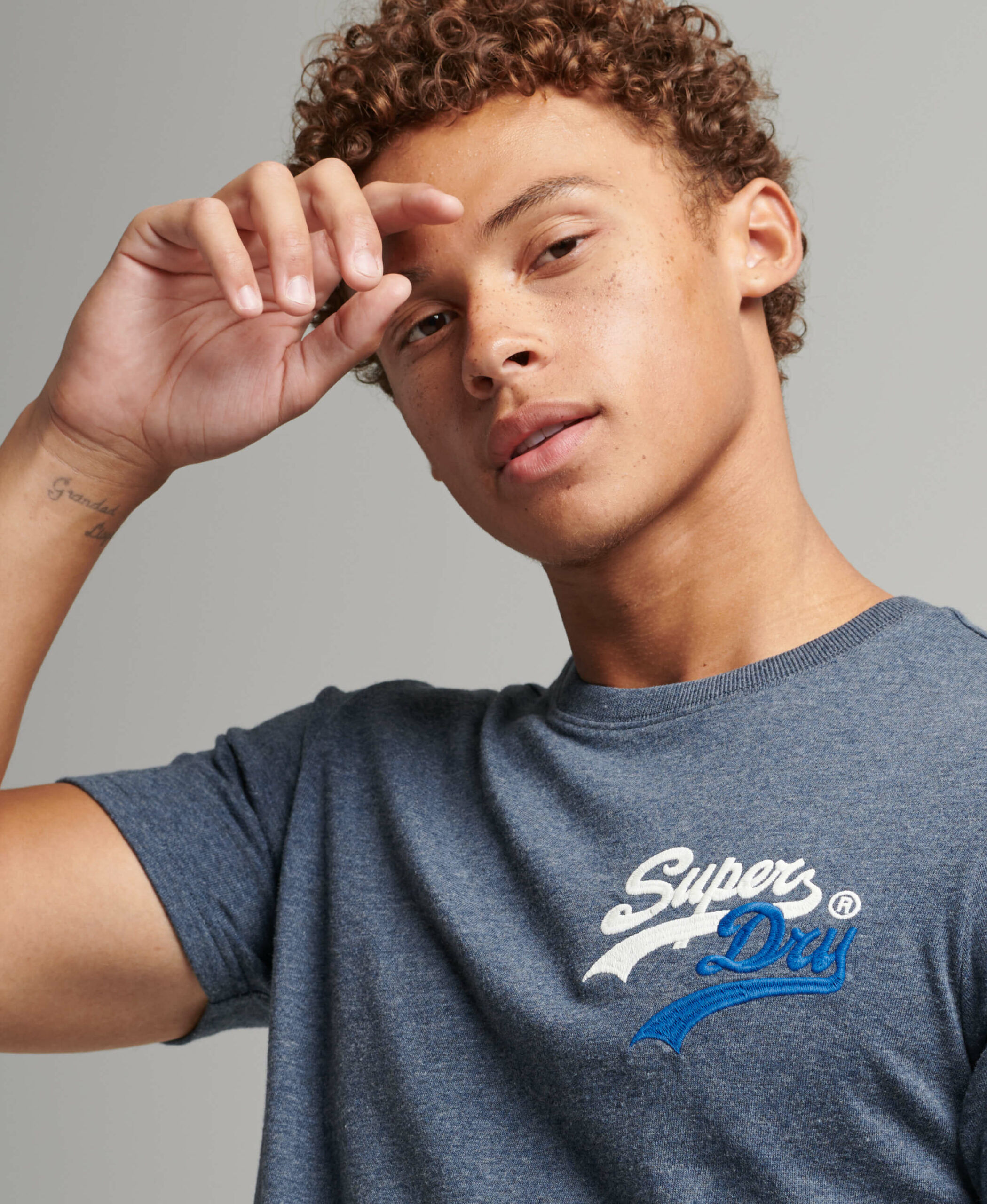 Camiseta Para Hombre Vintage Vl Interest Tee Superdry 10569 CAMISETAS SUPERDRY Superdry Colombia