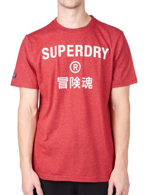 Camiseta Para Hombre Vintage Corp Logo Marl