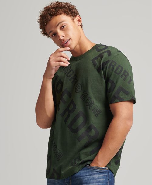Camiseta Para Hombre Code Aop