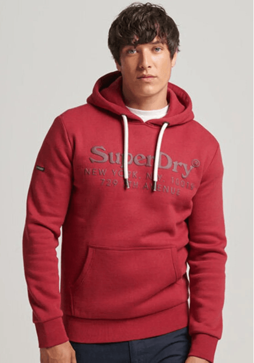 Buzo Cerrado Para Hombre Vintage Venue Tonal Hood