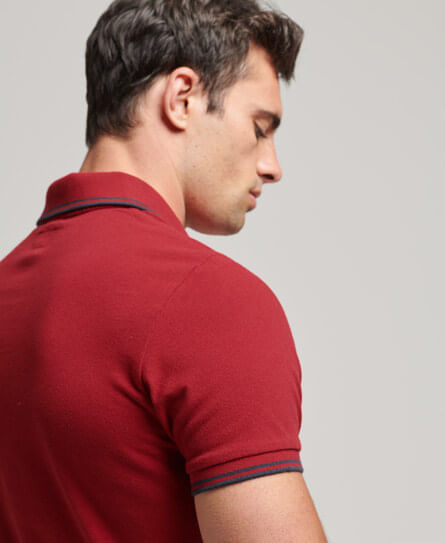 Polo Para Hombre Vintage Tipped