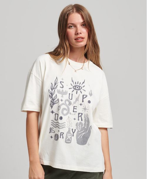 Camiseta Para Mujer Vintage Nomadic Folk Tee Superdry