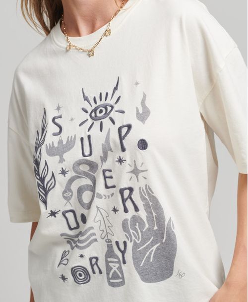 Camiseta Para Mujer Vintage Nomadic Folk Tee Superdry