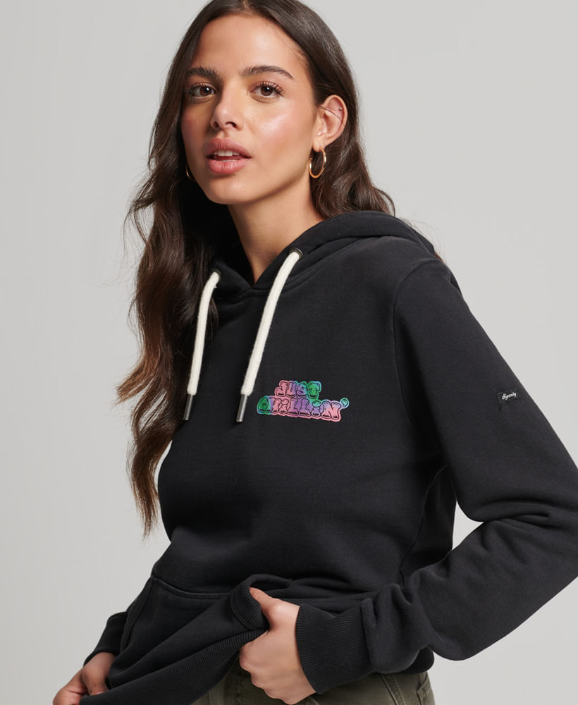 Buzo Hoodie Cerrado Para Mujer