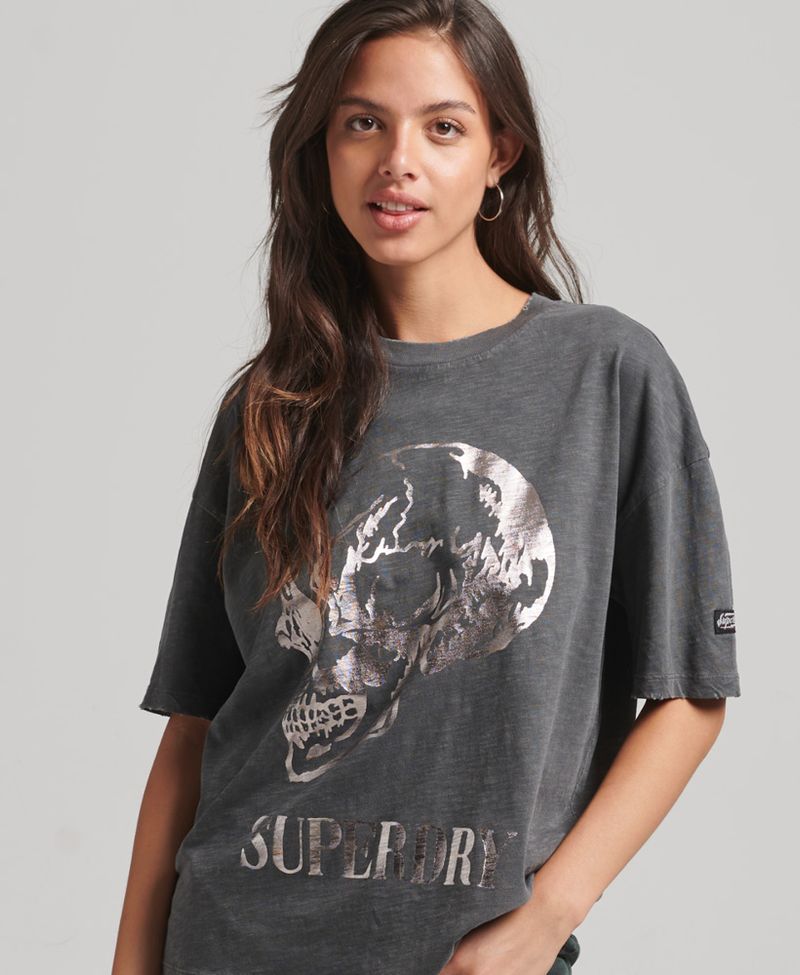Camiseta-Para-Mujer-Vintage-Boxy-Rock-Graphic-Tee-Superdry