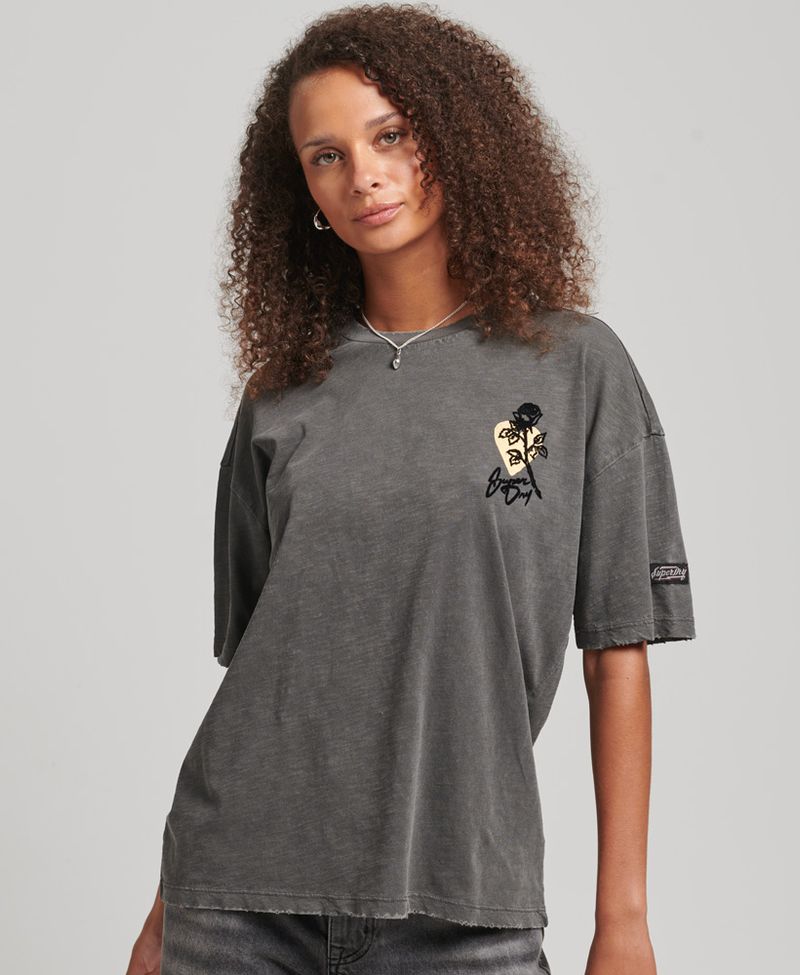 Camiseta-Para-Mujer-Vintage-Boxy-Rock-Graphic-Tee-Superdry