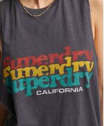 Camiseta-Para-Mujer-Vintage-Cali-Stripe-Vest-Superdry