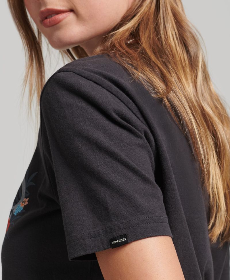 Camiseta-Para-Mujer-Vintage-Floral-Scripted-Superdry