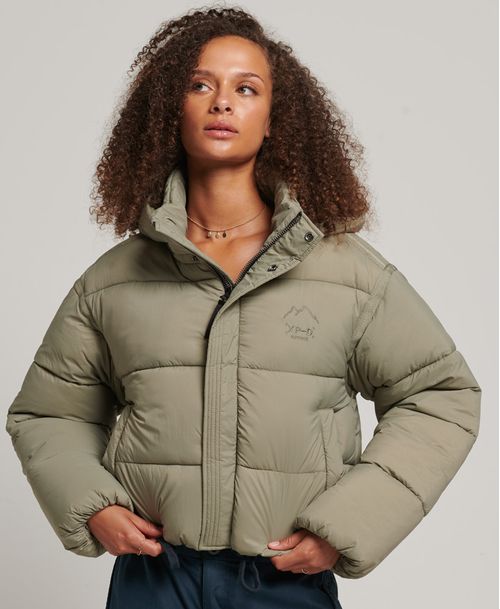 Chaqueta Padded Para Mujer Code Cocoon Puffer