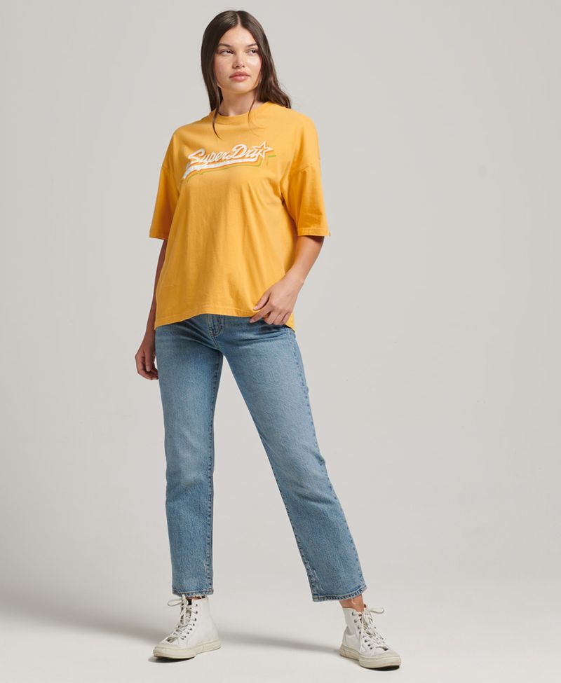 Camiseta-Para-Mujer-Vintage-Logo-Rainbow-Superdry